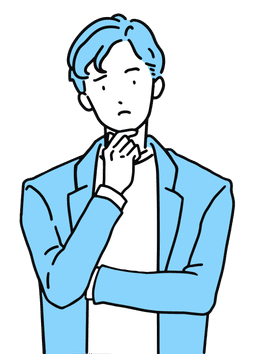 解決策を考える人のイラスト